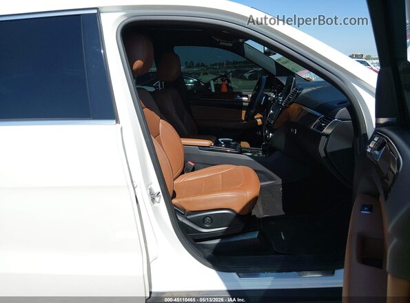 4JGDF6EE1KB191406 2019 MERCEDES-BENZ GLS 450 White წინა სალონის ხედი