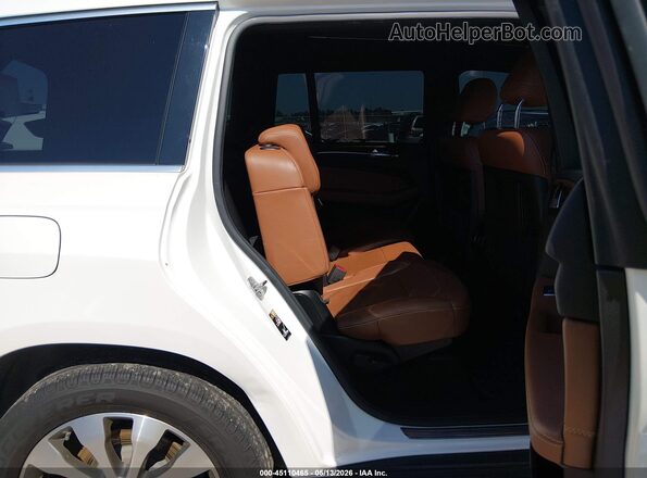 4JGDF6EE1KB191406 2019 MERCEDES-BENZ GLS 450 White VIN კოდის სტიკერის ხედი
