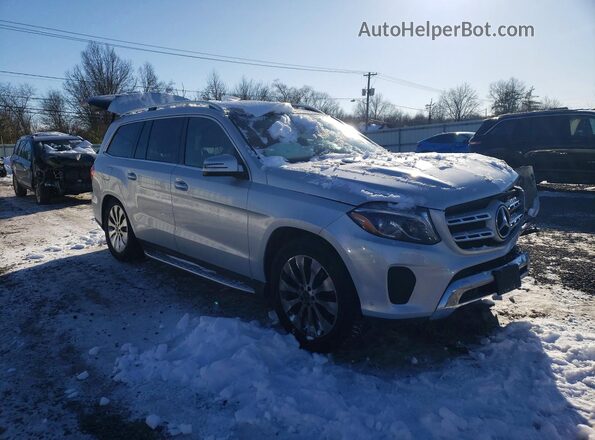 4JGDF6EE1KB237025 2019 MERCEDES-BENZ GLS Серебряный Передняя правая четверть