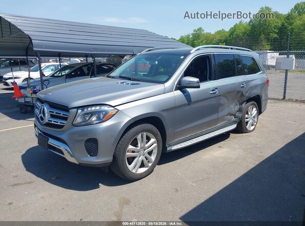 4JGDF6EE3HA740232 2017 MERCEDES-BENZ GLS 450 Серебряный Передняя левая четверть