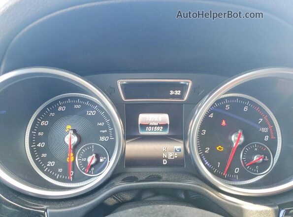 4JGDF6EE3HA860435 2017 MERCEDES-BENZ GLS Black Vista del cuadro de instrumentos