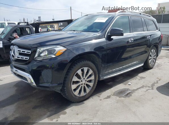 4JGDF6EE3HA864565 2017 MERCEDES-BENZ GLS 450 Black Vista tres cuartos delantera izquierda