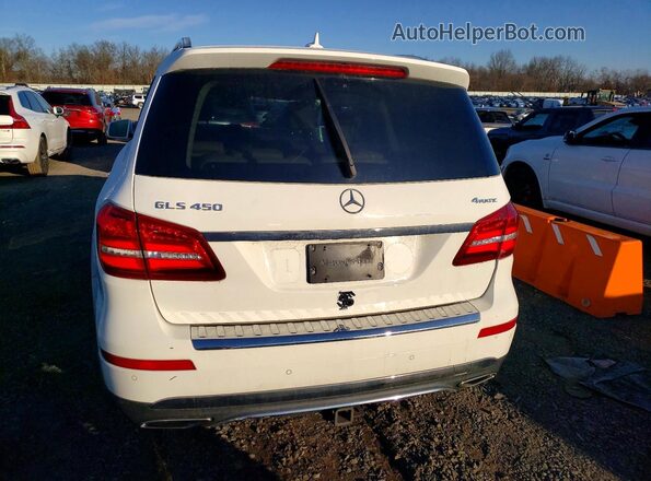 4JGDF6EE3HA875405 2017 MERCEDES-BENZ GLS White Widok z tyłu