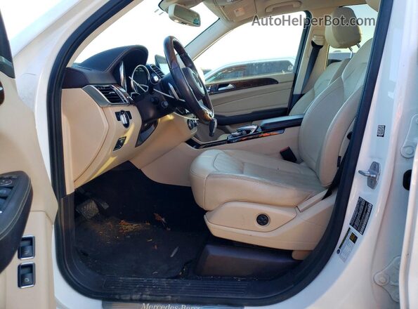 4JGDF6EE3HA875405 2017 MERCEDES-BENZ GLS White Widok wnętrza z przodu