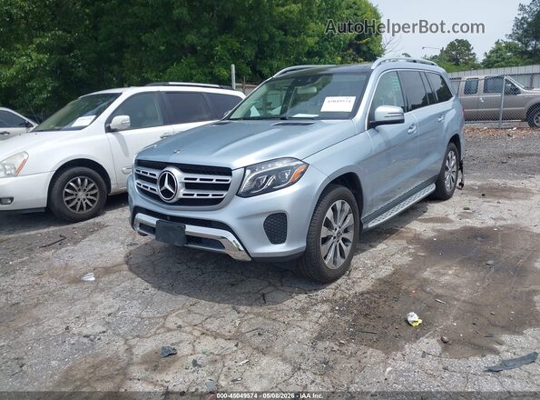 4JGDF6EE3JB037701 2018 MERCEDES-BENZ GLS 450 Blue Front left