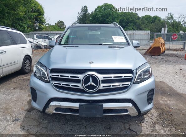 4JGDF6EE3JB037701 2018 MERCEDES-BENZ GLS 450 Blue Instrument cluster view