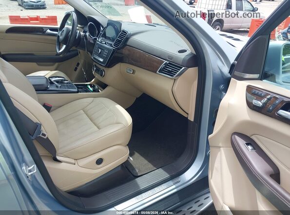 4JGDF6EE3JB037701 2018 MERCEDES-BENZ GLS 450 Blue Front interior view