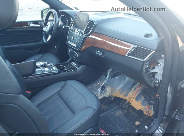 4JGDF6EE3KB229265 2019 MERCEDES-BENZ GLS 450 Black Widok wnętrza z przodu