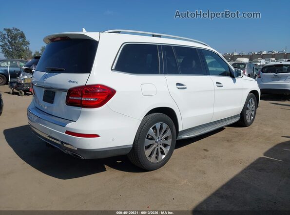 4JGDF6EE4HA873307 2017 MERCEDES-BENZ GLS 450 White Trasero derecho