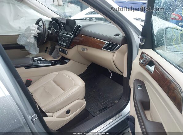 4JGDF6EE4KB219019 2019 MERCEDES-BENZ GLS 450 Серебряный Вид салона спереди