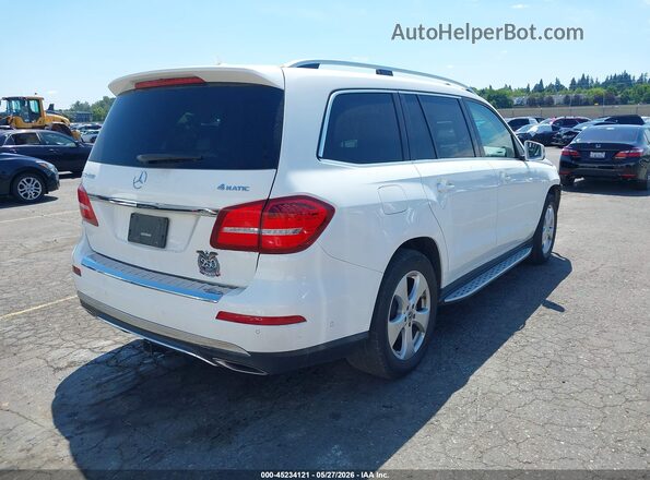 4JGDF6EE4KB241344 2019 MERCEDES-BENZ GLS 450 White Tył prawy