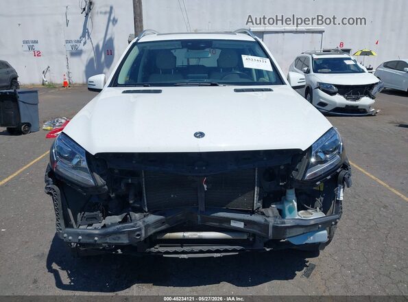 4JGDF6EE4KB241344 2019 MERCEDES-BENZ GLS 450 White Widok wnętrza z tyłu
