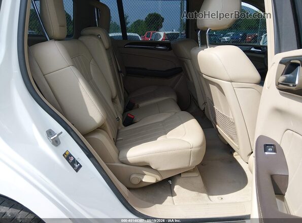 4JGDF6EE5GA647839 2016 MERCEDES-BENZ GL 450 White VIN კოდის სტიკერის ხედი
