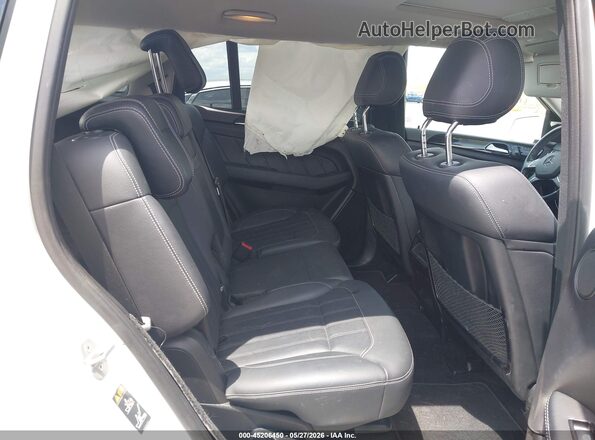 4JGDF6EE5GA671512 2016 MERCEDES-BENZ GL 450 White Widok naklejki z numerem VIN