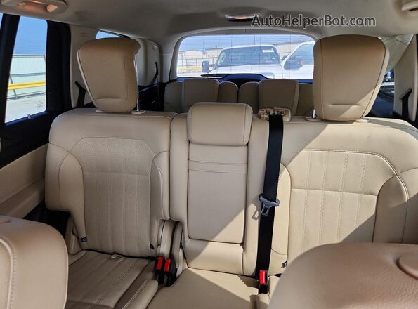 4JGDF6EE5KB220227 2019 MERCEDES-BENZ GLS Black Rear seats view