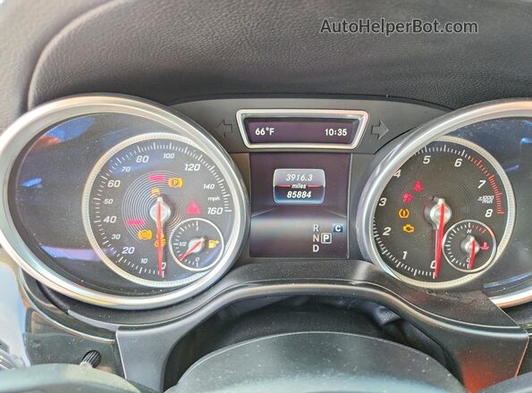 4JGDF6EE5KB220227 2019 MERCEDES-BENZ GLS Black Instrument cluster view