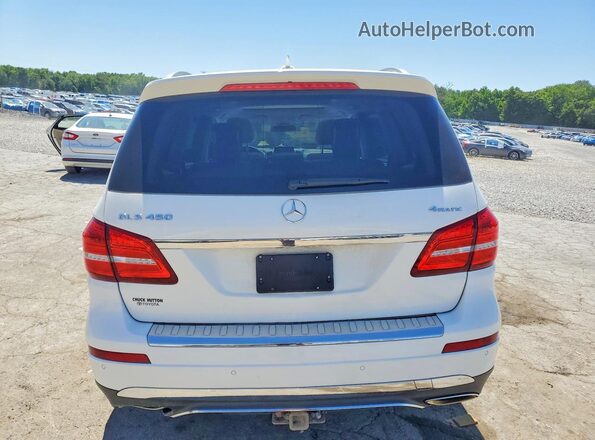 4JGDF6EE6HA848456 2017 MERCEDES-BENZ GLS White უკანა ხედი