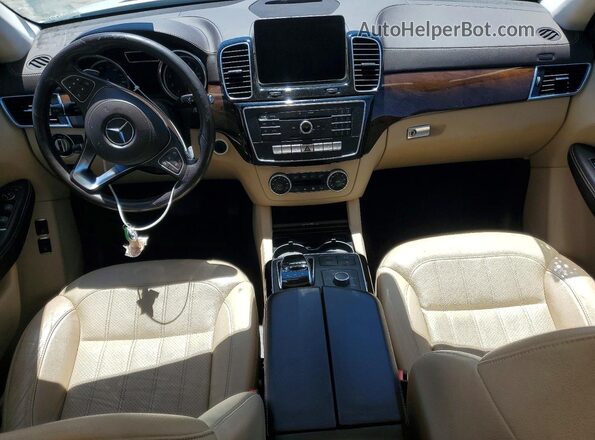 4JGDF6EE6HA848456 2017 MERCEDES-BENZ GLS White წინა პანელის ხედი
