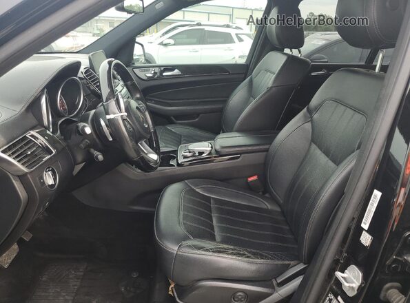 4JGDF6EE6HA890917 2017 MERCEDES-BENZ GLS Black Front interior view