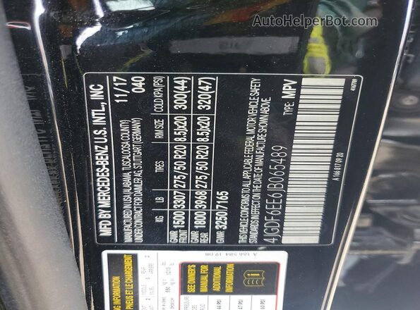 4JGDF6EE6JB065489 2018 MERCEDES-BENZ GLS Black 