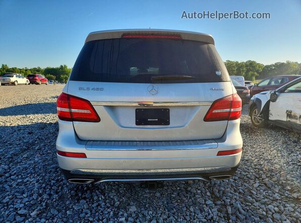 4JGDF6EE6JB119356 2018 MERCEDES-BENZ GLS Silver Vista trasera