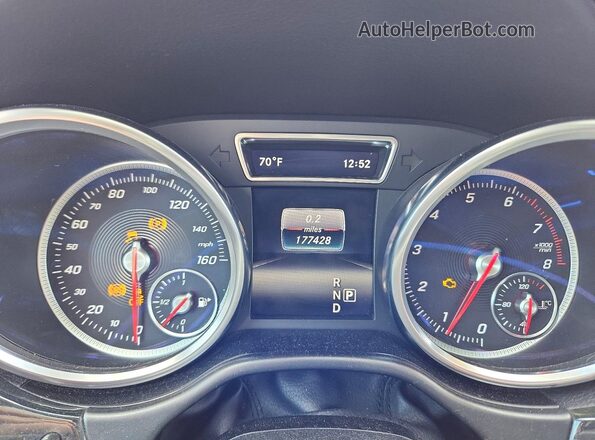 4JGDF6EE7HA762878 2017 MERCEDES-BENZ GLS Gray Вид щитка приладів