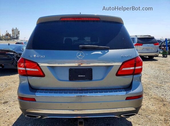 4JGDF6EE7HA762878 2017 MERCEDES-BENZ GLS Gray Вид ззаду