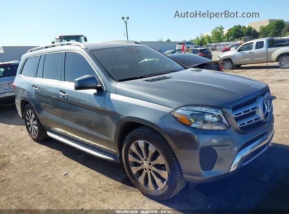 4JGDF6EE7HA893826 2017 MERCEDES-BENZ GLS 450 Gray უკანა სალონის ხედი