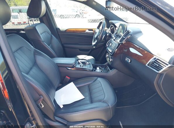 4JGDF6EE7KB183570 2019 MERCEDES-BENZ GLS 450 Black Widok wnętrza z przodu