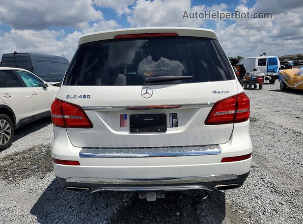 4JGDF6EE8HA861645 2017 MERCEDES-BENZ GLS Белый Вид сзади
