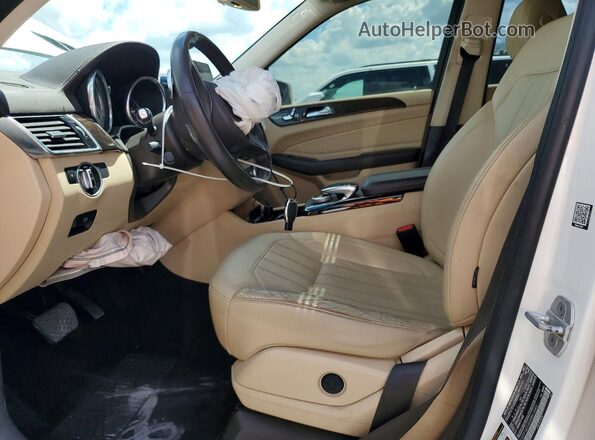 4JGDF6EE8HA861645 2017 MERCEDES-BENZ GLS Белый Вид салона спереди