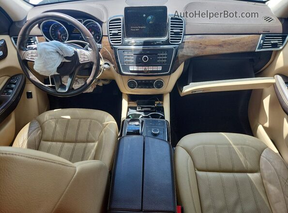 4JGDF6EE8HA861645 2017 MERCEDES-BENZ GLS Белый Вид панели приборов