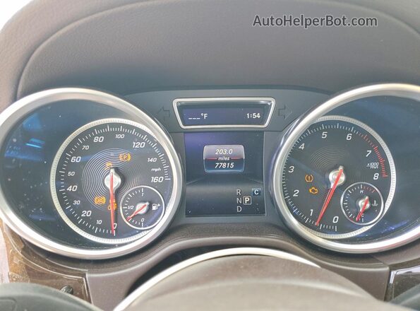 4JGDF6EE8JB026726 2018 MERCEDES-BENZ GLS White Vista del cuadro de instrumentos