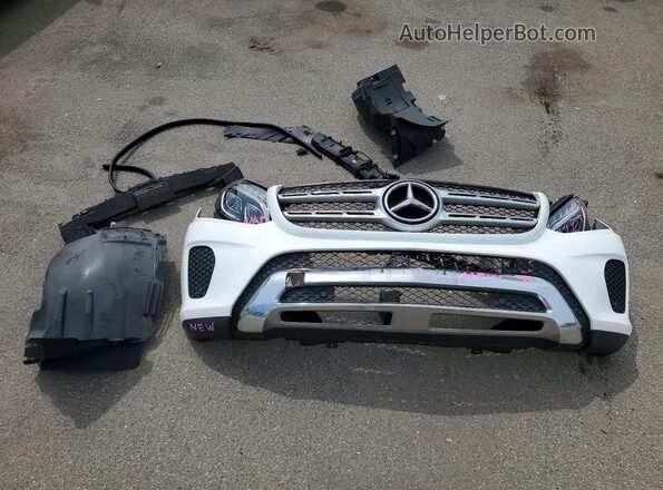 4JGDF6EE8JB026726 2018 MERCEDES-BENZ GLS White Vista de la etiqueta del VIN