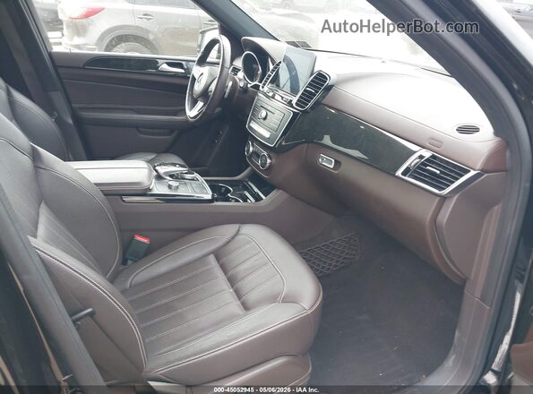 4JGDF6EE8KB195145 2019 MERCEDES-BENZ GLS 450 Black Widok wnętrza z przodu