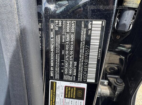 4JGDF6EE9JB178577 2018 MERCEDES-BENZ GLS-CLASS Black 