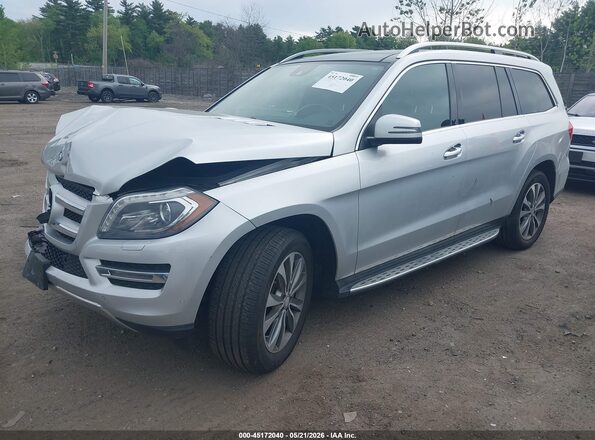 4JGDF6EEXGA621544 2016 MERCEDES-BENZ GL 450 Silver წინა მარცხენა ხედი სამი მეოთხედიდან