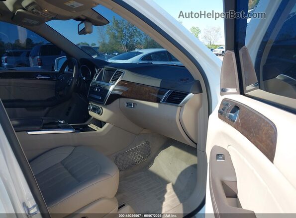 4JGDF6EEXGA649960 2016 MERCEDES-BENZ GL 450 Белый Вид салона спереди