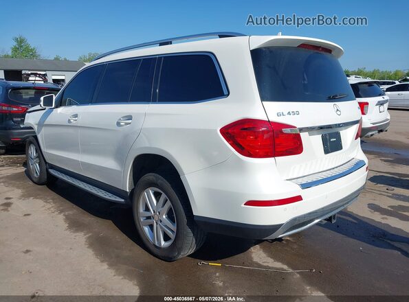 4JGDF6EEXGA649960 2016 MERCEDES-BENZ GL 450 Белый Задняя левая четверть