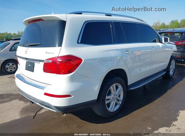 4JGDF6EEXGA649960 2016 MERCEDES-BENZ GL 450 Белый Задняя правая четверть