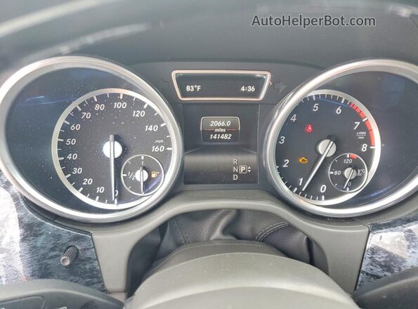 4JGDF6EEXGA704861 2016 MERCEDES-BENZ GL-CLASS Gray Widok zestawu wskaźników