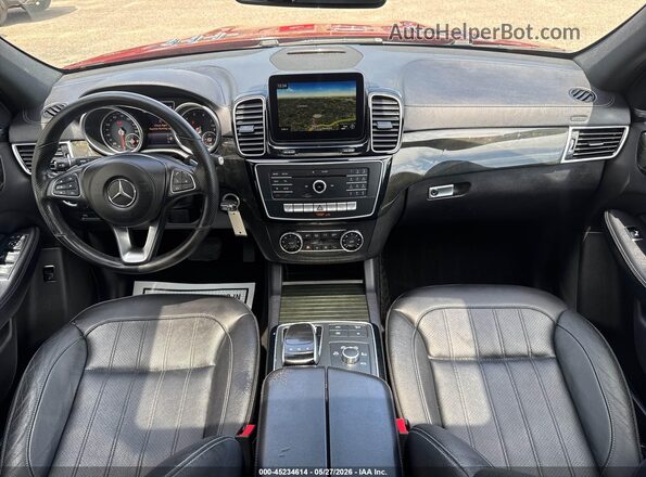4JGDF6EEXHA775382 2017 MERCEDES-BENZ GLS 450 Red Vista frontal