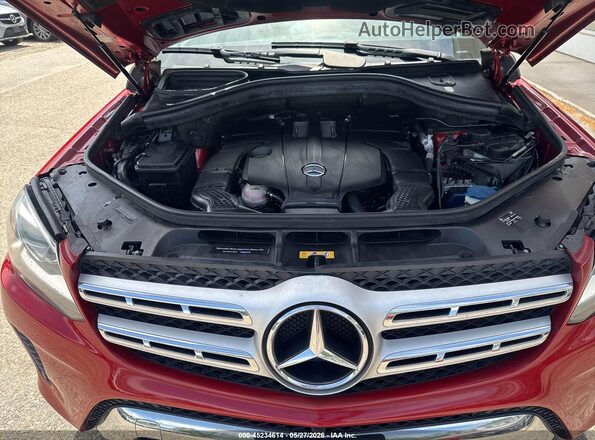 4JGDF6EEXHA775382 2017 MERCEDES-BENZ GLS 450 Red Vista trasera