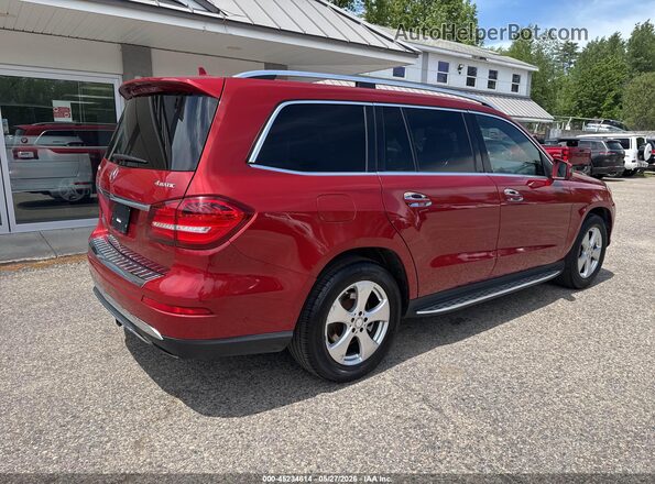 4JGDF6EEXHA775382 2017 MERCEDES-BENZ GLS 450 Red Trasero derecho