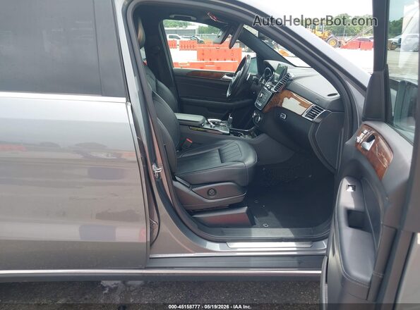 4JGDF6EEXJB075250 2018 MERCEDES-BENZ GLS 450 Gray წინა სალონის ხედი