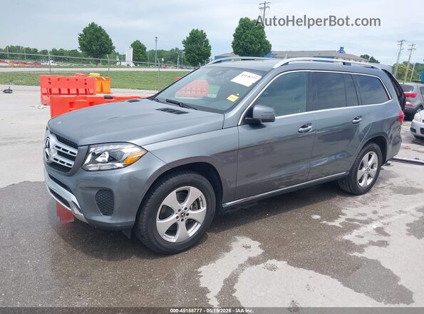 4JGDF6EEXJB075250 2018 MERCEDES-BENZ GLS 450 Gray წინა მარცხენა ხედი სამი მეოთხედიდან
