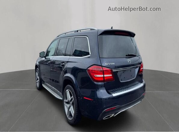 4JGDF7DE1JB117151 2018 MERCEDES-BENZ GLS Blue Trasero derecho