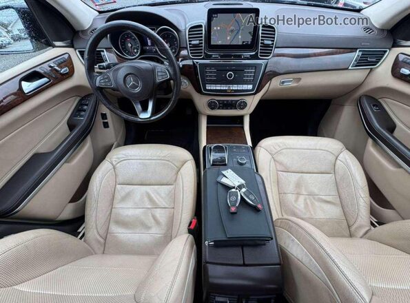 4JGDF7DE1JB117151 2018 MERCEDES-BENZ GLS Blue Vista del cuadro de instrumentos