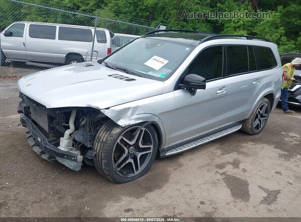 4JGDF7DE8KB223257 2019 MERCEDES-BENZ GLS 550 Silver წინა მარცხენა ხედი სამი მეოთხედიდან