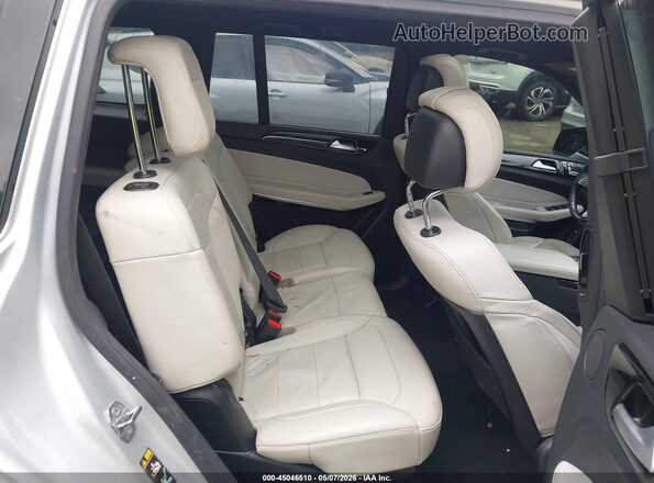 4JGDF7DE8KB223257 2019 MERCEDES-BENZ GLS 550 Silver VIN კოდის სტიკერის ხედი